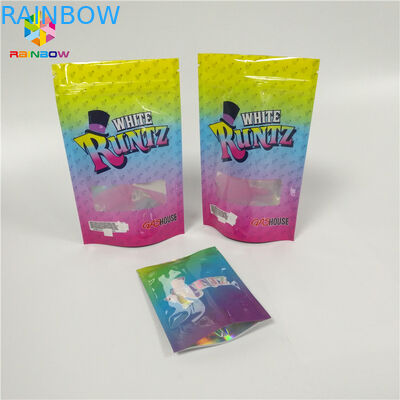 De douane drukte Resealable Zak van het Bewijsruntz van de Ritssluitingsdoypack Gelamineerde Materiële Geur voor CBD-Suikergoed Verpakking
