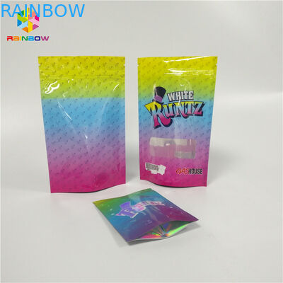 De douane drukte Resealable Zak van het Bewijsruntz van de Ritssluitingsdoypack Gelamineerde Materiële Geur voor CBD-Suikergoed Verpakking