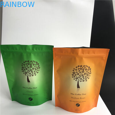 Digitale Druk die Resealable Zakken van de Ritssluitings Hoogste Koffie met Klep 250g 500g 1kg opstaan