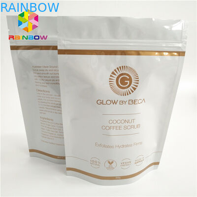 De gelamineerde de zaktribune van de folie bas ritssluiting op zak verpakkingsdouane drukte de zakken plastic hete verkoop van de plastic zakkenkoffie