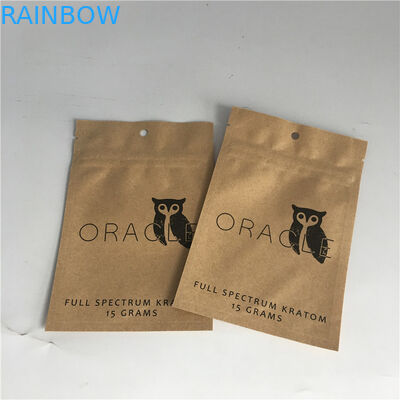 Bruin Kraftpapier Paperstand op de Dikte van het Zakken 120-140 Micron voor Poederkruiden