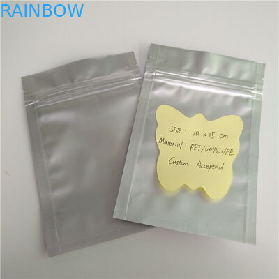 De duidelijke Zilveren Kleurentribune op Ritssluitingszak doet Aangepaste Gelamineerde Verpakking in zakken