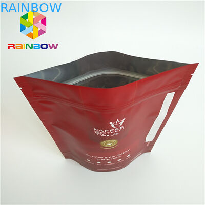 Gelamineerde Materiële Voedsel Plastic Zakken die Aluminiumfolie met Klep verpakken