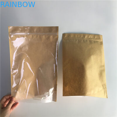 Het Document van Kraftpapier van de voedselrang Tribune op Lusje van de Zak het Verpakkende Trekkracht met Goede Verzegelbaarheidsritssluiting