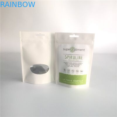 Het Document van Kraftpapier van de voedselrang Tribune op Lusje van de Zak het Verpakkende Trekkracht met Goede Verzegelbaarheidsritssluiting