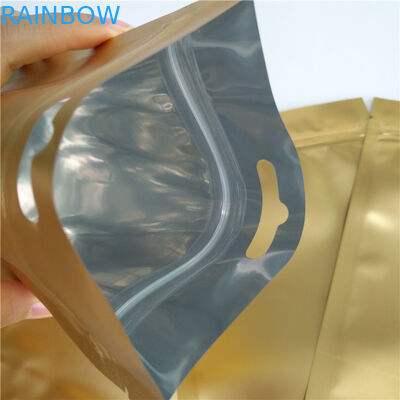 De hoogste Ritssluitingstribune op Zak doet Gelamineerd Materiaal met Euro/Rond Hangend Gat in zakken