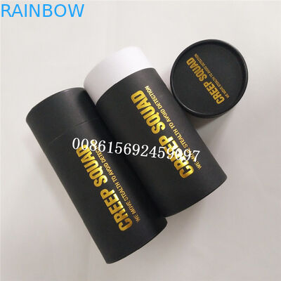 Biologisch afbreekbaar Kartondocument Vakje die Aangepast Embleem met het Gouden Stempelen verpakken