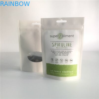 Resealable Aangepaste Document Zakken staan de Druk van de Zakkengravure met Duidelijk Venster op