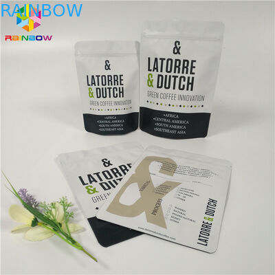 De Zak van de aluminiumfolie van de de Klepkoffie van de Verpakkingsritssluiting Reclosable Druk van de de Zakgravure