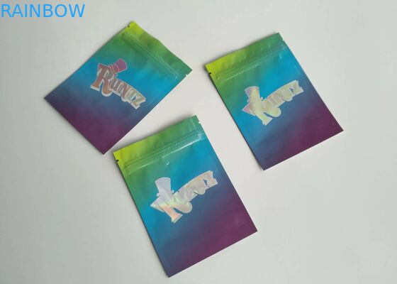 Plastic Zakken die veilig voor kinderen de Folie van Cindy verpakken Runtz Zipper Bag Finished