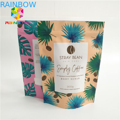 De douane drukte omhoog Verpakkende de Ritssluitingszak van de Tribunezak Resealable voor Koffiebonen