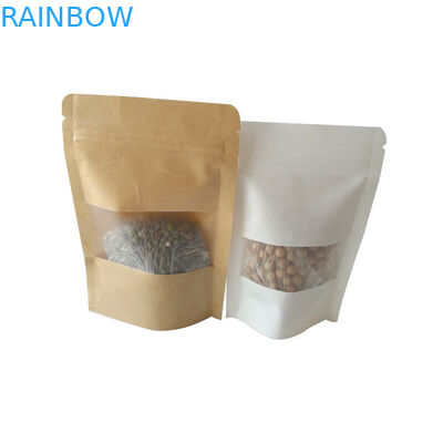 Opnieuw te gebruiken het Voedseltribune van Kraftpapier van de Snackzak Verpakkende Douane Gedrukte op Gediplomeerd Zaksgs