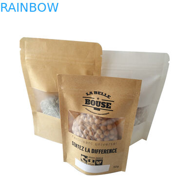 Opnieuw te gebruiken het Voedseltribune van Kraftpapier van de Snackzak Verpakkende Douane Gedrukte op Gediplomeerd Zaksgs