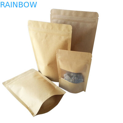 Opnieuw te gebruiken het Voedseltribune van Kraftpapier van de Snackzak Verpakkende Douane Gedrukte op Gediplomeerd Zaksgs