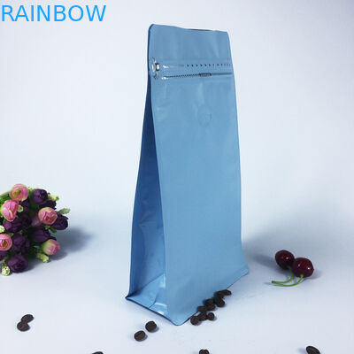 De aangepaste Tribune op Ritssluitingszak doet Zijhoekplaatkoffie in zakken die CYMK-Kleur verpakken