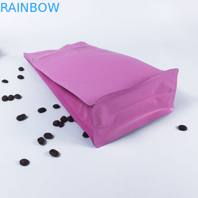 De aangepaste Tribune op Ritssluitingszak doet Zijhoekplaatkoffie in zakken die CYMK-Kleur verpakken