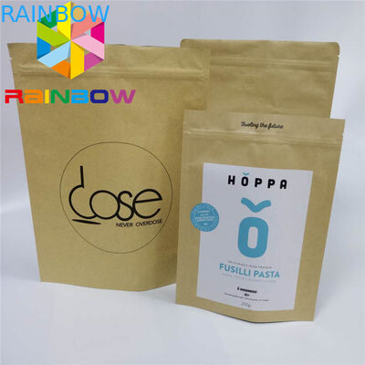 Het koffieonkruid staat het Gedrukte Document die van Zakzakken Douane Kraftpapier-Document verpakken op