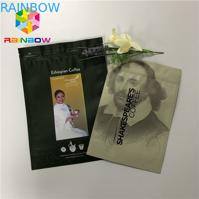 Doypack Resealable Ritssluiting die de Verpakkende Zakken van de Zakkenkoffie 50-200 opstaan Microns