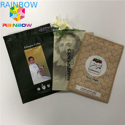 Doypack Resealable Ritssluiting die de Verpakkende Zakken van de Zakkenkoffie 50-200 opstaan Microns