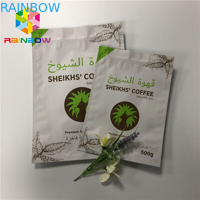 Kraftpapier-Document Resealable Tribune op Zakken Gelamineerde Aluminiumfolie Plastic Zakken