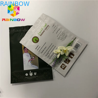 Kraftpapier-Document Resealable Tribune op Zakken Gelamineerde Aluminiumfolie Plastic Zakken