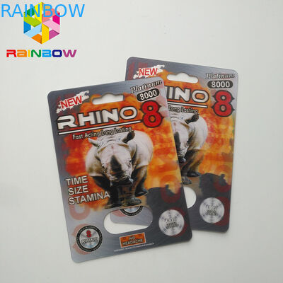 De normale Kaart die van de Grootteblaar 3D Effect Geslachtspil voor Mensen verpakken die Kaart verpakken