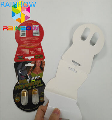 3d Lenticular Verpakkend Burro-Merkdocument Kaartvakje Enig Dubbel Gat met inbegrip van Fles