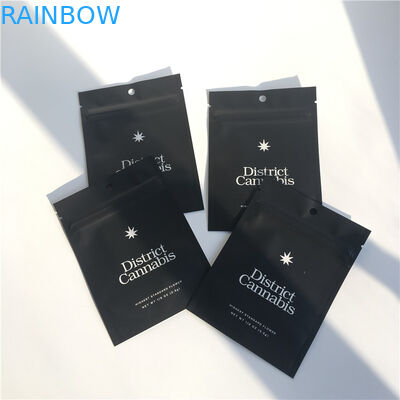 Staan de Plastic Zakken die van het douaneonkruid 3,5 Gram verpakken Mylar-Ritssluitingscymk Kleur op