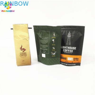 Vlakke Bodemtheezakjes die Resealable Ritssluiting voor Proteïne/Koffiepoeder verpakken