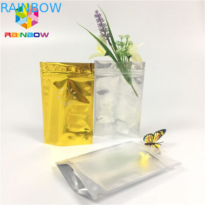 Duidelijke Voordoypack-Foliezak die Mylar-Kosmetisch de Steekproefsachet verpakken van de Ritssluitingszak