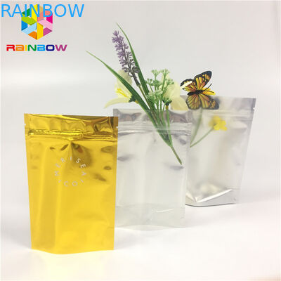 Duidelijke Voordoypack-Foliezak die Mylar-Kosmetisch de Steekproefsachet verpakken van de Ritssluitingszak