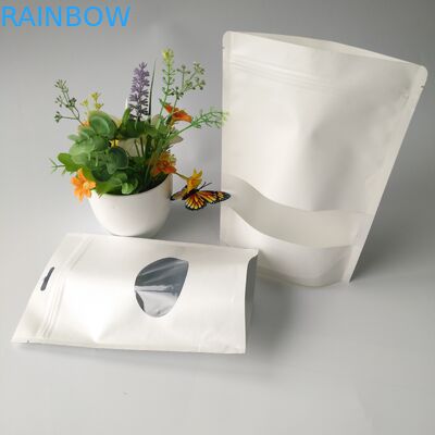 Tribune op Zakkendocument Vakje de Rang van het Verpakkingsvoedsel met Duidelijk Rechthoekig/Ovaal Venster