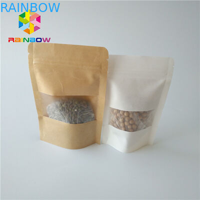 Tribune op Zakkendocument Vakje de Rang van het Verpakkingsvoedsel met Duidelijk Rechthoekig/Ovaal Venster