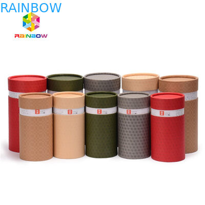 Recycleer Gedrukt CBD-Flessendocument Vakje Verpakkend Kartondocument Buis Gelamineerd Materiaal