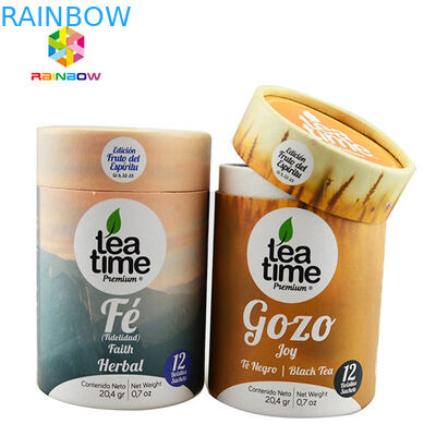 Recycleer Gedrukt CBD-Flessendocument Vakje Verpakkend Kartondocument Buis Gelamineerd Materiaal