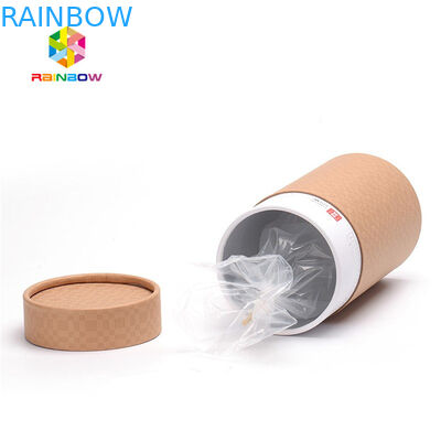 Recycleer Gedrukt CBD-Flessendocument Vakje Verpakkend Kartondocument Buis Gelamineerd Materiaal