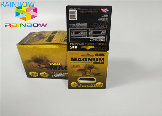 De plastic van de het Tussenvoegselkaart van de Flessenblaar van de Verhogingspillen Mannelijke 3d Verpakking van Kaarten/Vertoningsdoos