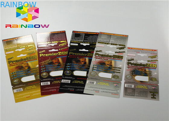 De plastic van de het Tussenvoegselkaart van de Flessenblaar van de Verhogingspillen Mannelijke 3d Verpakking van Kaarten/Vertoningsdoos