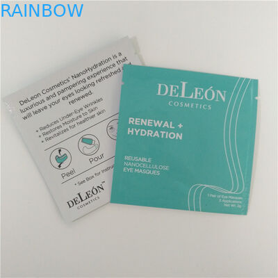 De volledige Kleurendruktribune op Ritssluitingszak doet de Opnieuw te gebruiken Verpakking van Oogmasques in zakken