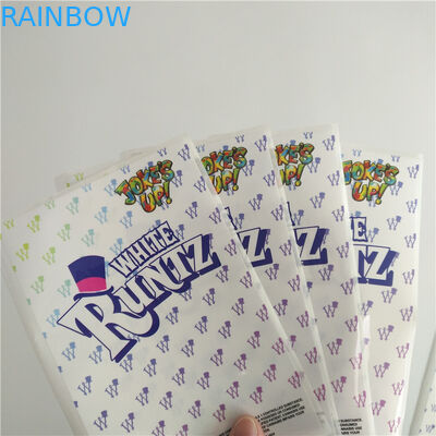 De aangepaste Voor het drukken geschikte Etiketten krimpen het Document van Omslag de Witte Runtz Mylar Druk van de Stickersgravure