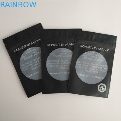 Glanzende Hitte - verzegel Verpakkende van de het Embleemritssluiting van de Zakkendouane van de Zakoorringen de Armbandzakken