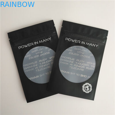 Glanzende Hitte - verzegel Verpakkende van de het Embleemritssluiting van de Zakkendouane van de Zakoorringen de Armbandzakken