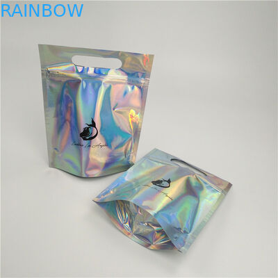 De vochtbestendige Verpakkende Tribune van de Foliezak op Ritssluitings Hoogste Aangepaste Grootte met Handvat