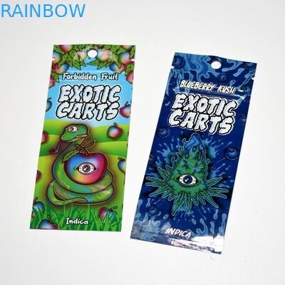 Drukte de Holografische de Ritssluitingstribune van de Vapepatroon op Zakkendouane 1 Ml Mario Exotic Carts
