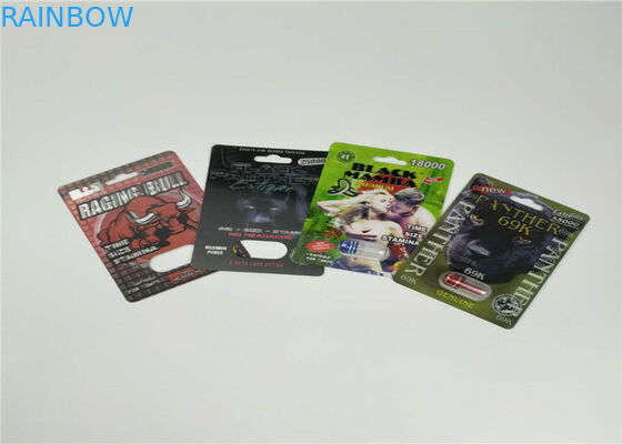 De Kaart die van de diablaar Mannelijke Verhogingspillen verpakt die 3d Verpakking van de Geslachtspil inpakken