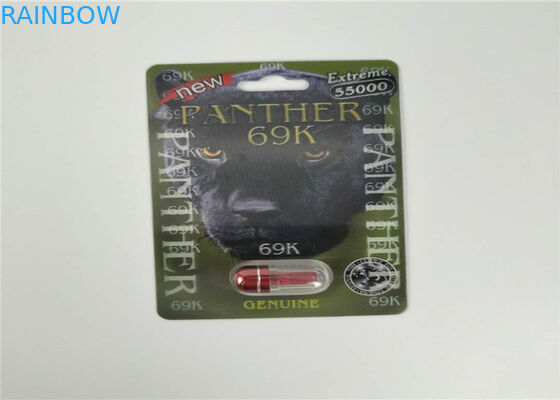 De Kaart die van de diablaar Mannelijke Verhogingspillen verpakt die 3d Verpakking van de Geslachtspil inpakken