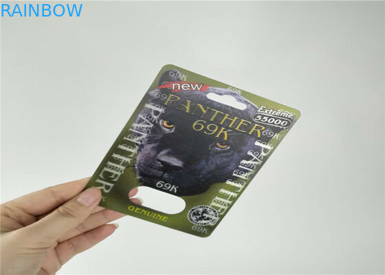 De Kaart die van de de Capsuleblaar van de rinocerospil 3D niet de Breuk Lange Levensduur verpakken van de Pillenfles