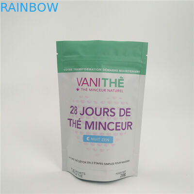 Douane Gedrukt Snackvoedsel van de de Aluminiumfoliemelk van Verpakkingszakken het Poederpak met Ritssluiting