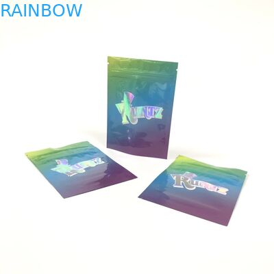 De Zak Kruidenwierook van ritssluitings de Plastic Runtz Druk van Gravnre van de Verpakkingsaluminiumfolie