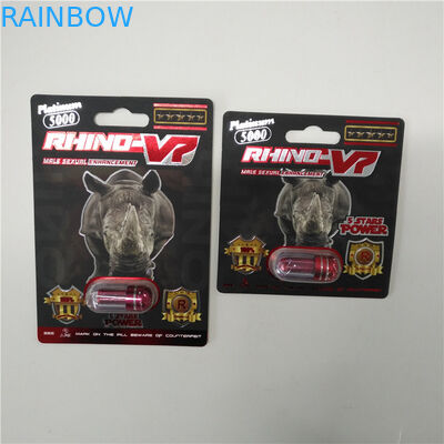 De transparante Duidelijke Plastic Tabletten die van de Flessencapsules van de Voorschriftpil met GLB inpakken